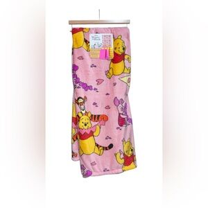 Disney Winnie the Pooh Pink Throw Blanket